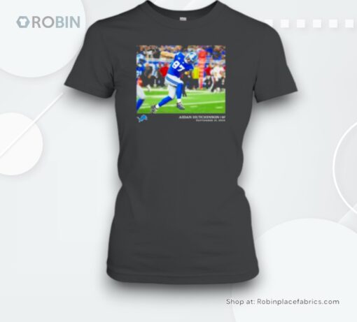 Aidan Hutchinson Detroit Lions Nfl Flash Features Week 2 Unisex Shirt