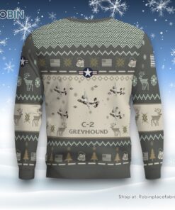 Air Force Ugly Christmas Sweater, C 2 Greyhound C2 Aircraft Ugly Christmas Sweater Air Force Ugly Christmas Sweater, C 2 Greyhound C2 Aircraft Ugly Christmas Sweater