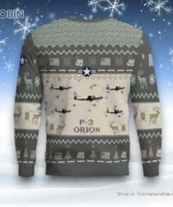 Air Force Ugly Christmas Sweater, P 3 Orion P3 VP 17 Aircraft Ugly Christmas Sweater