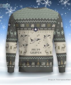 Air Force Ugly Christmas Sweater, Piper PA 32 Cherokee Six PA32 Aircraft Ugly Christmas Sweater