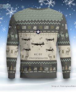Air Force Ugly Christmas Sweatshirt, Sweater, KC 97 Stratofreighter KC97 Aircraft Ugly Christmas Sweatshirt, Sweater