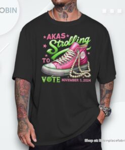 Akas Strolling To Vote November 5 2024 Kamala Harris Shirt