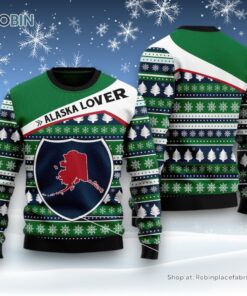 Alaska Lover Ugly Christmas Sweatshirt, Sweater