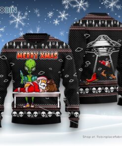 Alien Merry Xmas Ugly Christmas Sweater
