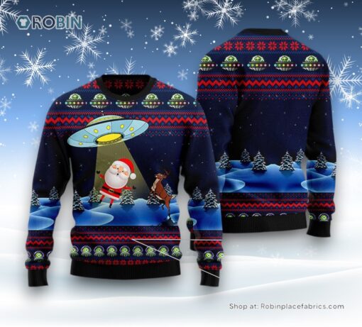 Alien Ugly Christmas Sweatshirt, Sweater