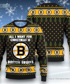 All I Want For Chrismas Is Boston Bruins Sweater and Sweatshirt
