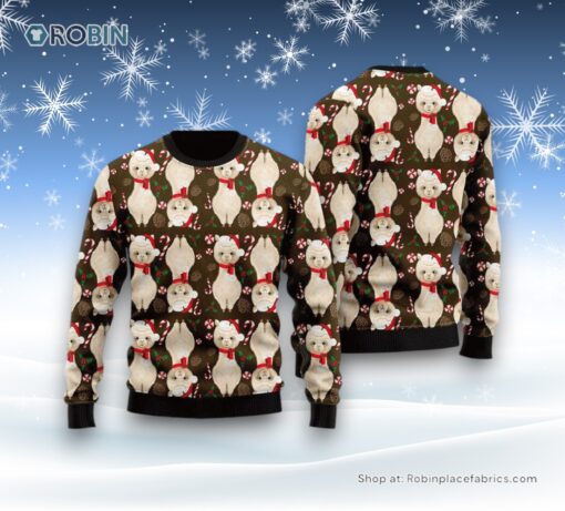 All I Want For Christmas Is a Llama Ugly Christmas Sweater For Men And Women, Farm Ugly Sweater