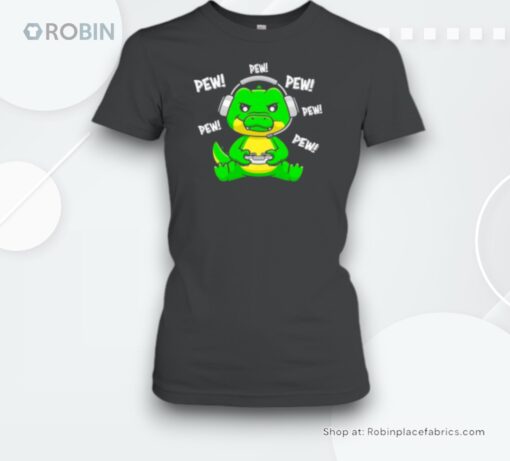 Alligator Crocodile Pew Pew Pew Unisex Shirt