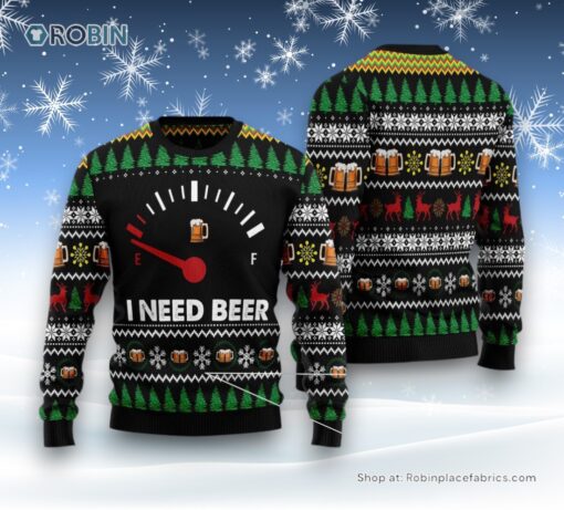 Amazing Beer Ugly Christmas Sweater