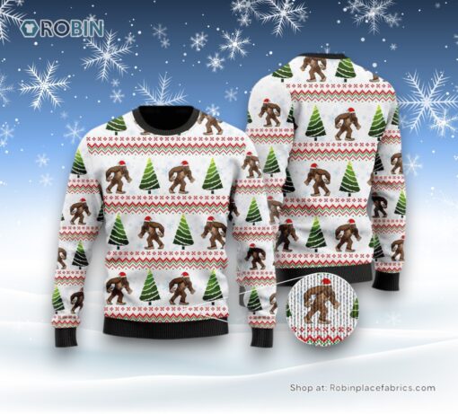 Amazing Bigfoot Ugly Christmas Sweater, Ugly Sweater For Men And Women