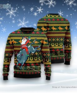 Amazing Cowboy Santa Claus Ugly Christmas Sweater For Men And Women, Christmas Gift