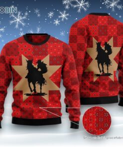 Amazing Cowgirl Ugly Christmas Sweater