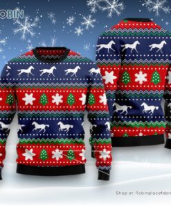 Amazing Horses Ugly Christmas Sweatshirt, Sweater