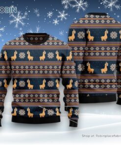 Amazing Llama Ugly Christmas Sweater