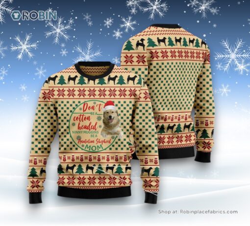Anatolian Shepherd Mom Ugly Christmas Sweater