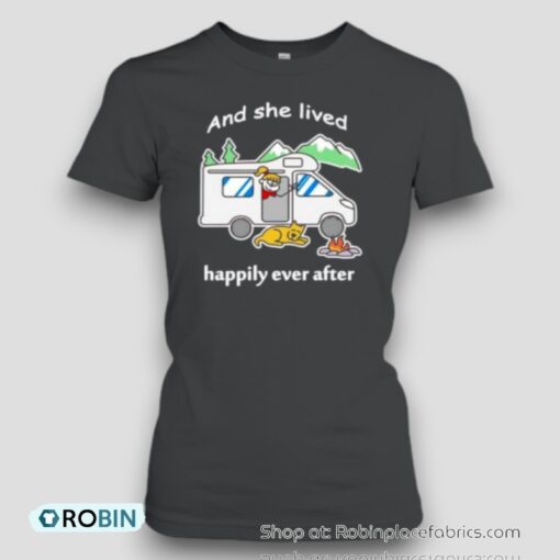 And She Lived Happily Ever After Unisex Shirt