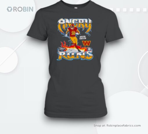 Angry Runs 2024 Commanders Austin Ekeler Unisex Shirt