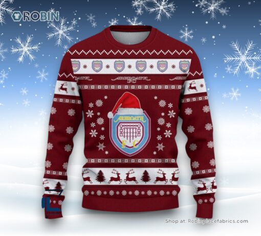 Arbroath F.C. Ugly Sweater and Sweatshirt