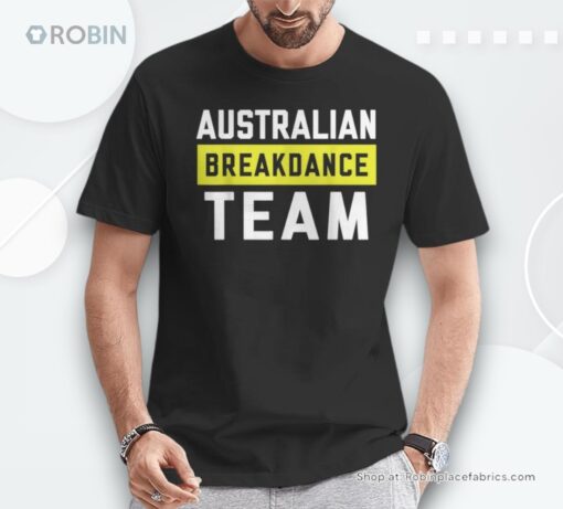 Australian Breakdancing Costume Team Break Dancer Matching Shirt