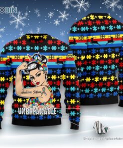 Autism Mom Ugly Christmas Sweater