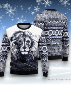 Awesome Lion Ugly Christmas Sweater