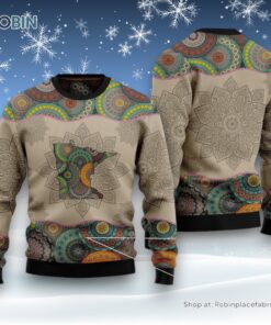 Awesome Minnesota Mandala Ugly Christmas Sweater