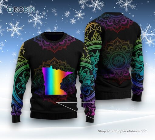 Awesome Minnesota Ugly Christmas Sweater