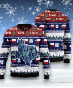 Awesome Texas Bluebonnet Ugly Christmas Sweater