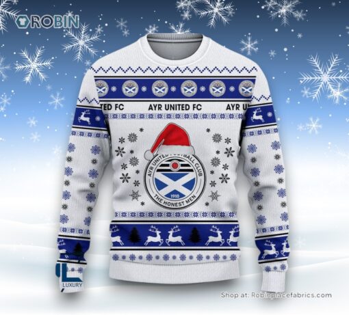 Ayr United F.C. Ugly Sweater and Sweatshirt