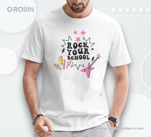 Back To School Rock Your School Music Lover School Shirt