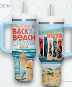 Backstreet Boys Back At The Beach Cancun 2024 Stanley Tumbler 40oz