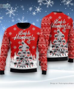 Bah Humbug Sheep Xmas Ugly Christmas Sweater For Men And Women, Farm Ugly Sweater