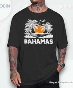 Bahamas Beach Vacation Palm Trees Sunset Summer Shirt