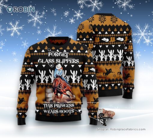 Barrel Racing Girl Ugly Christmas Sweater