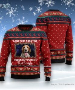 Beagle Dna Ugly Christmas Sweater
