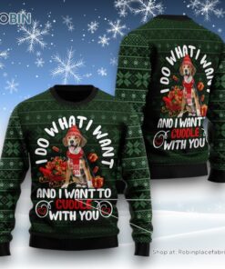 Beagle I Want Ugly Christmas Sweater