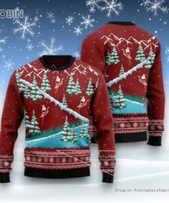 Beautiful Flamingo Ugly Christmas Sweater