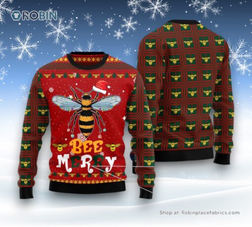 Bee Merry Chirstmas Ugly Sweater