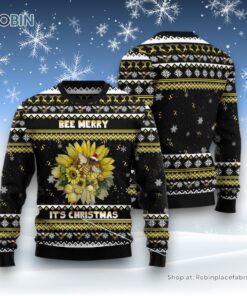 Bee Merry It’S Time Ugly Christmas Sweatshirt, Sweater