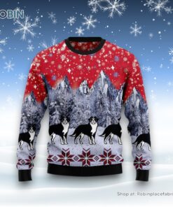Bernese Mountain Dog Snow Ugly Christmas Sweater, Christmas Gift For Dog Love