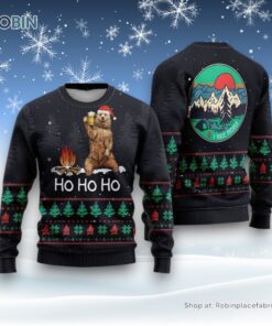 Bigfoot Beer Ho Ho Ho Ugly Christmas Sweater, Ugly Sweater For Men And Women