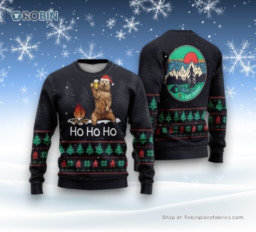 Bigfoot Beer Ho Ho Ho Ugly Christmas Sweater, Ugly Sweater For Men And Women