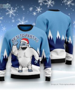 Bigfoot Party Ugly Christmas Sweatshirt, Sweater