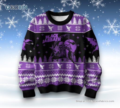 Black Sabbath Ugly Sweater and Sweatshirt