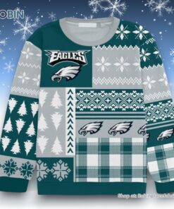 Blue White Pattern Philadelphia Eagles Bird Christmas Gift Ugly Sweater and Sweatshirt Blue White Pattern Philadelphia Eagles Bird Christmas Gift Ugly Sweater and Sweatshirt