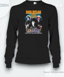 Bob Dylan 83 Years 1941 2024 Thank You For The Memories Unisex Shirt