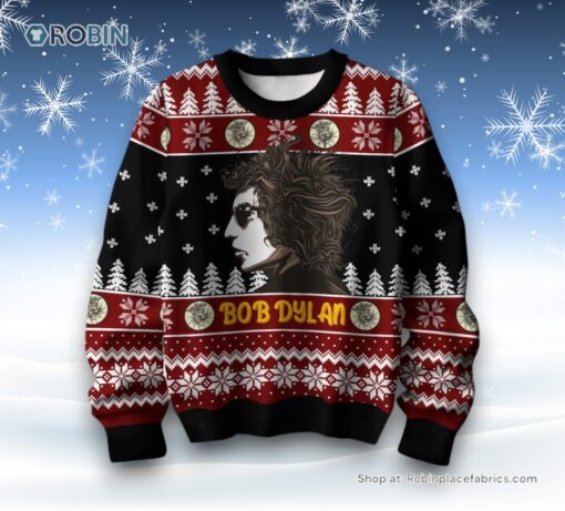 Bob Dylan Side Tracks Ugly Sweater and Sweatshirt