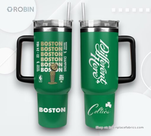 Boston Celtics 2024 NBA Finals Champions Style Tumbler 40oz