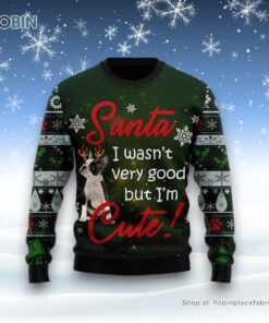 Boston Terrier I’m Cute Ugly Christmas Sweater, Christmas Gift For Dog Love