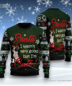 Boston Terrier I’M Cute Ugly Christmas Sweater Boston Terrier I’M Cute Ugly Christmas Sweater